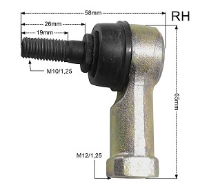 PROMX KRAJ (KUGLA) SPONE UPRAVLJAČA DESNA HONDA TRX 450R '04-'09, 400ER '06-'14, kawasaki KVF750 Brute Force 05-21, KVF750 Brute Force EPS 12-24