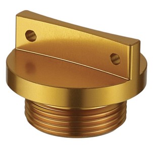 ACCEL ČEP SIPANJA ULJA SUZUKI RM/RMZ '82-'18 BOJA ZLATNA (NAVOJ M20X1,5)