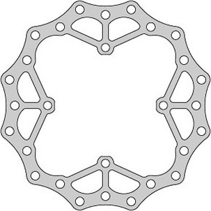 DELTA BRAKING DISK KOČIONI PREDNJI SUZUKI RMZ 250 '07-21, RMZ 450 '05-21, RMX450 '10-19, WAVE ULTRA LIGHT (250X118X3MM) (4X9,5MM) (NG1048X)