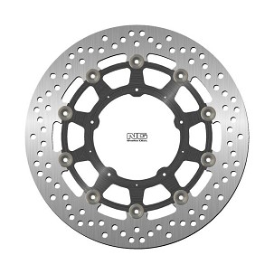 NG DISK KOČIONI PREDNJI HONDA ADV 750 '17-'18, X-ADV 750 '17-'24 (296X108X4MM) (5X6,00MM) PLUTAJUĆI (SREDINA ALUMINIJUMSKA)