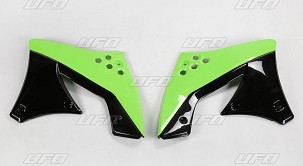 UFO ŠTITNICI HLADNJAKA KAWASAKI KXF 250 '09-'12 BOJA OEM (ZELENA/CRNA)