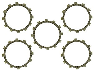 PSYCHIC DISKOVI ZA KVAČILO YAMAHA SR 250`94-00 (5 TARCZ) (EBS2261)