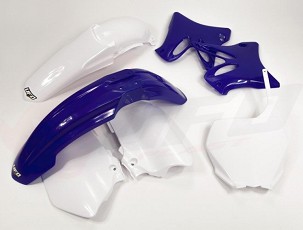 UFO KOMPLET PLASTIKE YAMAHA YZ 125 / 250 '06-'14 BOJA OEM '13-'14 (PLAVA/BELA) (YA314E999)