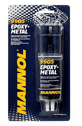 MANNOL EPOXY-METAL - DVOKOMPONENTNI KLEJ ZA METALU 30G (9905) (144)
