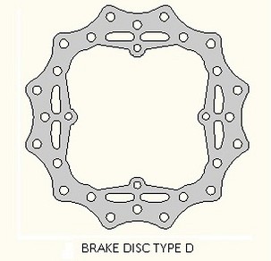 DELTA BRAKING DISK KOČIONI ZADNJI HUSQVARNA TC 85 '14-20, KTM SX 85 '11-20, 250/350 FREERIDE '12-19, WAVE ULTRA LIGHT (210X110X3MM) (4X6,5MM) (NG1281)