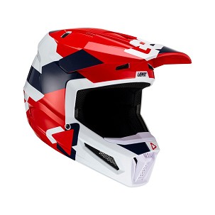LEATT KACIGA MOTO 2.5 V23 HELMET ROYAL BOJA TAMNOPLAVA/CRVENA/BELA VELIČINA L (59-60 cm)