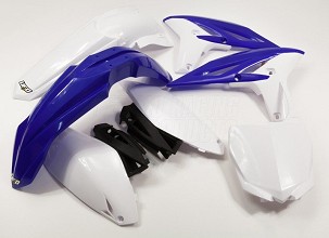 UFO KOMPLET PLASTIKE YAMAHA YZF 250 '11-'13 BOJA OEM (PLAVA/BELA) (YA316E999)