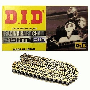 DID LANAC POGONSKI 219HTM-98 (98-KARIKA) BEZ O-RINGOVA (ZATVOREN) KARTINGOWY