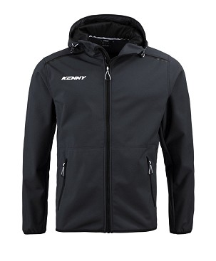 KENNY RACING KIŠNA JAKNA SOFTSHELL MODEL CORE BLACK BOJA CRNA VELIČINA XXL
