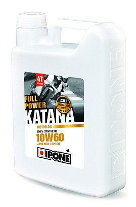IPONE FULL POWER KATANA 10W60 MOTORNO ULJE 100% SINTETIKA 4L (ESTER, MA2) (AKC) (6)