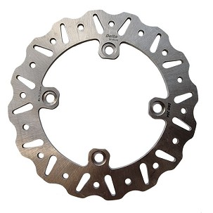 DELTA BRAKING DISK KOČIONI ZADNJI HONDA XR 400 '96-04, XR 600 '91-99, WAVE (220X105X4MM) (4X10,5MM) (NG043)