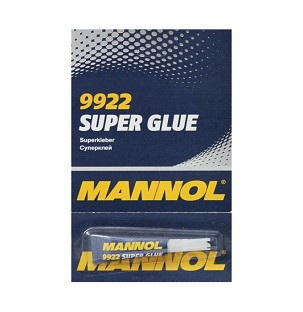 MANNOL SUPER GLUE 3G - KLEJ BLYSKAWICZNY - KROPELKA (9922) (288)