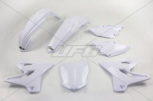UFO KOMPLET PLASTIKE YAMAHA YZ 125 '15-'21, YZ 250 '15-'21 BOJA BELA (YA319E046)
