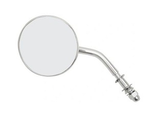 EMGO RETROVIZOR HARLEY DAVIDSON 3" OKRUGLE HROMIRANE DESNO / LEVO (NAVOJ DESNI M10)