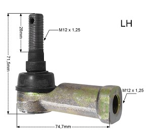 PROMX KRAJ SPONE UPRAVLJAČA LEVA CAN-AM DS 650 '00-'07, OUTLANDER / RENEGADE 500/800/1000