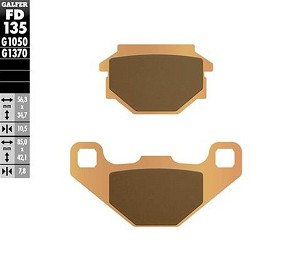 GALFER PLOČICE KOČIONE KH173 SINTER METAL