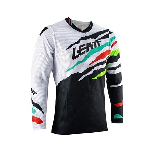 LEATT MAJICA MOTO 5.5 ULTRAWELD JERSEY TIGER BOJA BELA/CRNA/ZELENA/CRVENA VELIČINA S