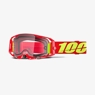 100 PERCENT NAOČARE ARMATIC ENDURO MOTO DUAL PANE RED - CLEAR LENS - BOJA CRVENA - VIZIR PROVIDNA