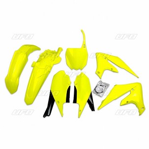 UFO KOMPLET PLASTIKE YAMAHA YZF 250 '19-'23, YZF 450 '18-'22 BOJA ŽUTA FLUO (YA321DFLU)