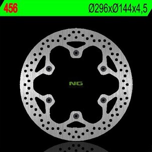 NG DISK KOČIONI PREDNJI HONDA NTV 650/700 '98-'15, CAGIVA ELEFANT 900 '93-'97 (296X144X4,5) (6X10,5MM)