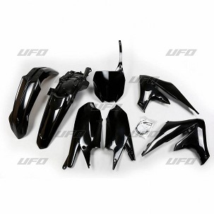 UFO KOMPLET PLASTIKE YAMAHA YZF 250 '19-'23 , YZF 450 '18-'22 BOJA CRNA (YA321E001)