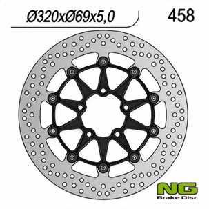 NG DISK KOČIONI PREDNJI SUZUKI GSXR600/750 '97-'03, GSXR1000 '00-'04, TL1000, GSXR1300 HAYABUSA '99-07 (320x69x5) PLUTAJUĆI