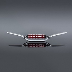 RENTHAL VOLAN 7/8 CALA (22MM) ATV HANDLEBAR SILVER YAMAHA YFM 660 RAPTOR PADDED BOJA SREBRNA SA SUNĐEROM