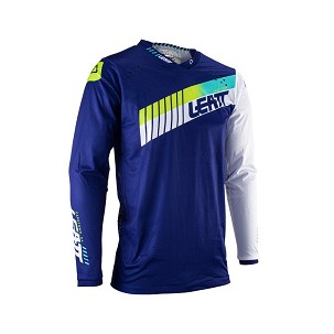 LEATT MAJICA MOTO 4.5 LITE JERSEY BLUE BOJA TAMNOPLAVA/BELA VELIČINA XL