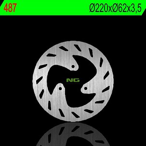 NG DISK KOČIONI ZADNJI RIEJU 50 RS 3 12-18, 125 RS3 14-18, SHERCO 50/125 (220X62X3,5MM) (3X8,5MM)