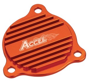 ACCEL POKLOPAC PUMPE ULJA KTM EXC 350/400/450/500/530 '08-'12, SXF350 '11-'12 BOJA NARANDŽASTA - PROMOCIJA