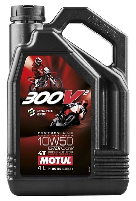 MOTUL ULJE MOTOR 300V2 4T FL ROAD / OFF ROAD FACTORY LINE RACING 10U50 4L (SINTETIČKO)