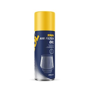 MANNOL AIR FILTER OIL TEČNOST (ULJE) ZA IMPREGNACIJE FILTERA VAZDUHA U SPRAY'U 200ML (9964) (24)
