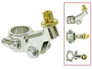 PSYCHIC DRŽAČ POLUGE KVAČILA HONDA CRF 80/100F '05-'12, XR 200/250R '02, BOJA SREBRNA (OEM: 53171-KTO-840)