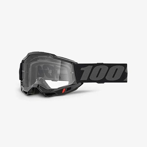 100 PERCENT NAOČARE ACCURI 2 OTG BLACK - CLEAR LENS - BOJA CRNA/SIVA VIZIR PROVIDNA