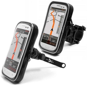 BIKETEC RASPRODAJA KOMPLET FUTROLA VODOOTPORNIH SA DRŽAČEM NA VOLAN EXTREME® ROTIRAJUĆE 360 + POD RETROVIZOR NA TELEFON / SMARTFON / NAVIGACIJU MOTO/BICIKL TYP:155+140