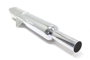 EMGO ZAVRŠETAK IZDUVNOG SISTEMA / PRIGUŠIVAČ HROMIRANI BSA A7 / A10 '54-'57 LEVI (WERSJE SA WAHACZEM) (REPLIKA ORIGINALA)