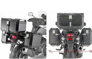 KAPPA NOSAČ KOFERE BOČNE MONOKEY CAM SIDE SUZUKI V-Strom 1050 XT/DE/SE '20-'25, - POD KOFERE KFR K'FORCE I KVG K'VOYAGER ALU - ZAMENJUJE KLO3117CAM
