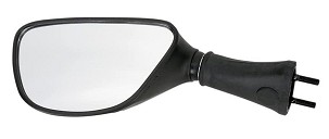 EMGO RETROVIZOR KAWASAKI ZX-6R '98-'02, ZZR 600 '05-'08, ZX-9R '98-'03 LEVO (OEM: 56001-1483) BOJA CRNA (TIP ORIGINALA) (HOMOLOGACIJA)