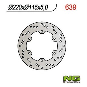 NG DISK KOČIONI ZADNJI YAMAHA R6 99-02, R1 98-03 (220x115x5)