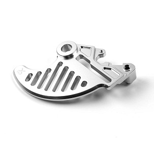 X-GRIP ŠTITNIK ZADNJE DISKA KOČIONE KTM SX / SX-F '23-, EXC / EXC-F `24-, HUSQVARNA TE/FE `24; GASGAS '24-, BOJA SREBRNA