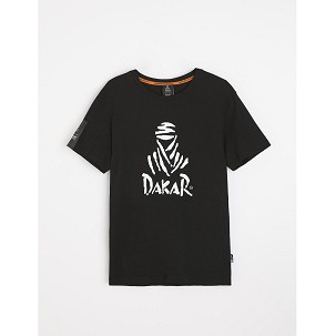 DIVERSE PROMOCIJA EXTREME TEAM - DAKAR RALLY MAJICA (T-SHIRT) DKR DES LOGO BOJA CRNA VELIČINA L