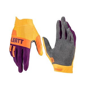 LEATT RUKAVICE MOTO 1.5 GRIPR GLOVE INDIGO BOJA LJUBIČASTA/NARANDŽASTA VELIČINA M