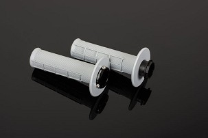 RENTHAL RUČKE MX ORIGINAL LOCK-ON SOFT (HALF WAFFLE) BOJA SVETLA SIVA