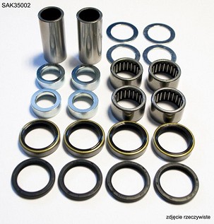 BEARING WORX SET ZA POPRAVKU VILJUŠKE KTM SX/SXF '04-'15 ,EXC/EXCF '04-'16 , HUSQVARNA TE/FE '11-'16,HUSABERG TE/FE '11-'14, (28-1168) (ČAURE 17X22X48MM-2KOM., LEŽAJEVI 22X28X16MM-4KOM.)