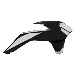 POLISPORT ŠTITNICI HLADNJAKA (KOMPLET) KTM SX/SXF '13-'15; EXC/EXCF '14-'16 BOJA CRNA