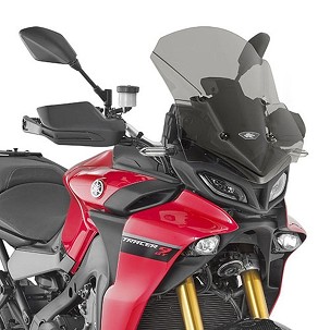 KAPPA VIZIR YAMAHA TRACER 9 '21-'24, TRACER 9GT '21-'24, TRACER 9GT+ '21-'24, 49 X 39 CM ZATAMNJENA