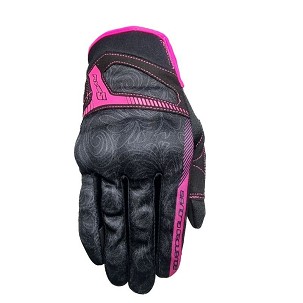 FIVE GLOVES RUKAVICE TEKSTILNE ŽENSKE RS3 REPLICA WOMAN BOJA CRNA/ROZE VELIČINA 10