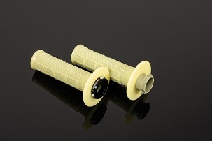 RENTHAL RUČKE MX R-WORKS LOCK-ON ARAMID (TAPERED) BOJA KREMOWY