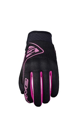 FIVE GLOVES RUKAVICE TEKSTILNE GLOBE WOMAN ŽENSKE BOJA CRNA/ROZE FLUO VELIČINA 11