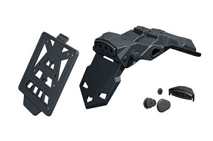 RACETECH (RTECH) BLATOBRAN ZADNJEG TOČKA (SA CHLAPACZEM) PODESIVI POD UGLOM 30 ST. ILI 60 ST. REVOLUTION YAMAHA T7 TENERE 700 '19-'26 BOJA CRNA